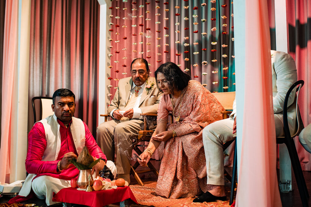 Vivaah Homa, Laja Homa, Paanigrahan, and other traditional parts of Hindu wedding ceremony