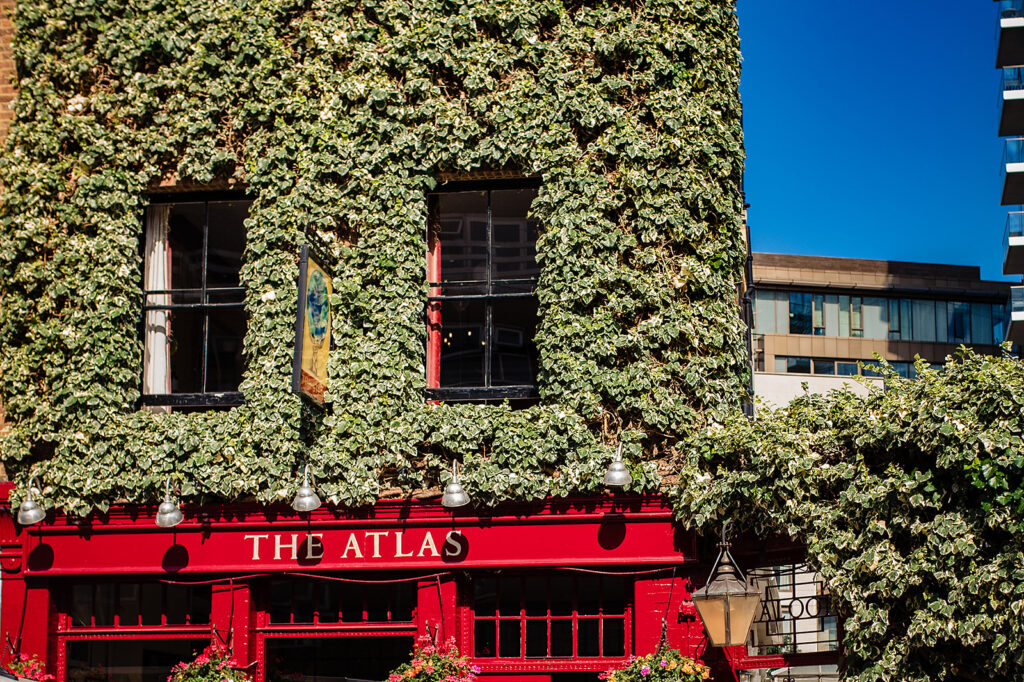 The Atlas Pub on Seagrave Road, South West London